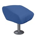 Bookazine Folding Pedestal Boat Seat Cover - Rip & Stop Polyester, Navy TI1721827